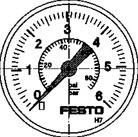 FESTO MAP-40-6-1/8-EN (161127) Präzisionsmanometer