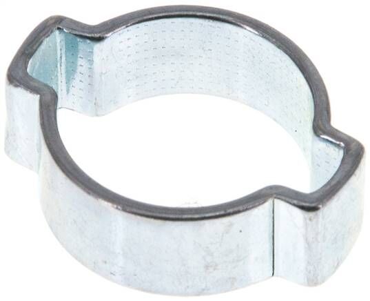 collier de serrage à 2 oreilles 14 - 17mm, acier galvanisé (W1)