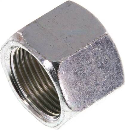 Dado di raccordo con anello di bloccaggio 14 S (M22x1,5), acciaio zincato