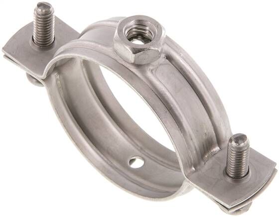 Fascetta stringitubo, 47 - 51 mm, 1.4404, senza inserto