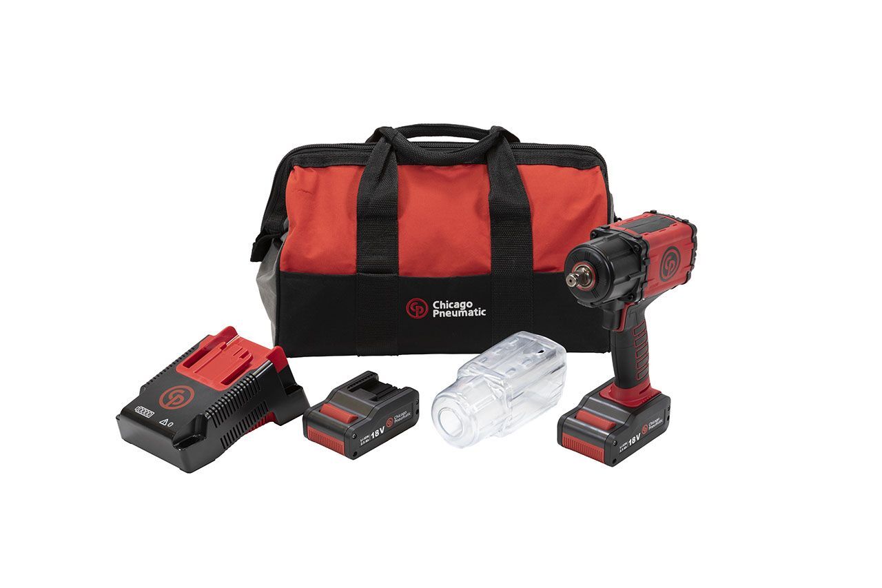 Chicago Pneumatic Akku-Schlagschrauber 1/2" CP8854 im Set - 18V Chicago Pneumatic Akku-Schlagschrauber 1/2" CP8854 im Set - 18V