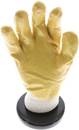 Guanto in maglia, rivestimento in nitrile flessibile (resistente all'olio), antiscivolo, taglia S/7, classe di protezione 3.1.1.1.X