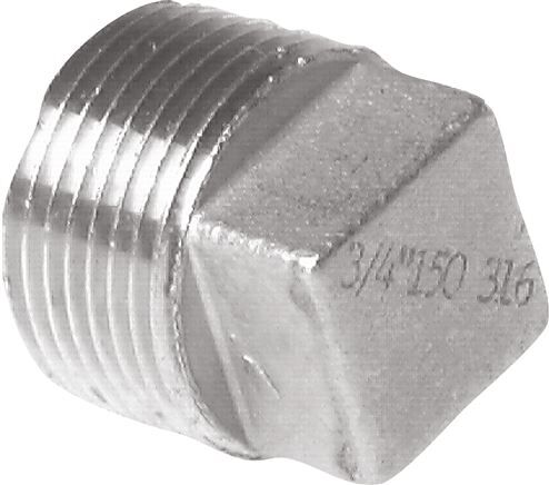 Verschlussstopfen Außenvkt. R 3/8", 1.4408