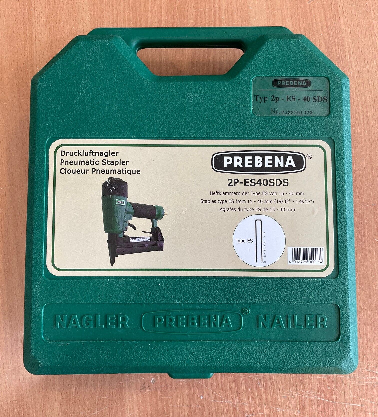 Prebena Druckluftnagler 2P-ES40SDS