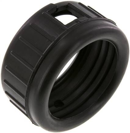 Tappo di protezione per manometro in gomma, 100 mm, nero