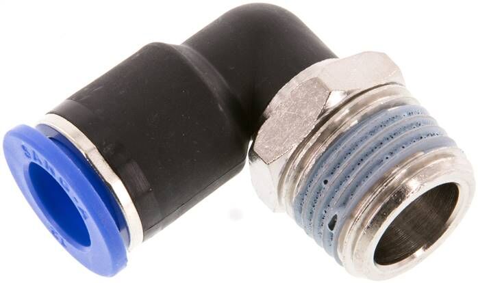 Connettore push-in angolare R 1/2"-12mm, standard IQS
