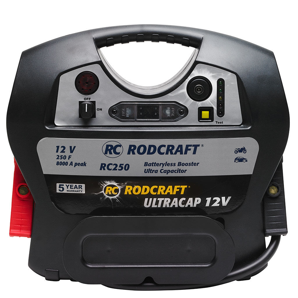 Rodcraft Booster à ultracondensateurs RC250 - Aide au démarrage