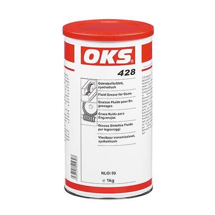 OKS 428, grasso fluido sintetico per ingranaggi - lattina da 1 kg