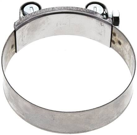 collier de serrage à boulon articulé Eco 24mm, 86 - 91mm, 1.4016 (W2)