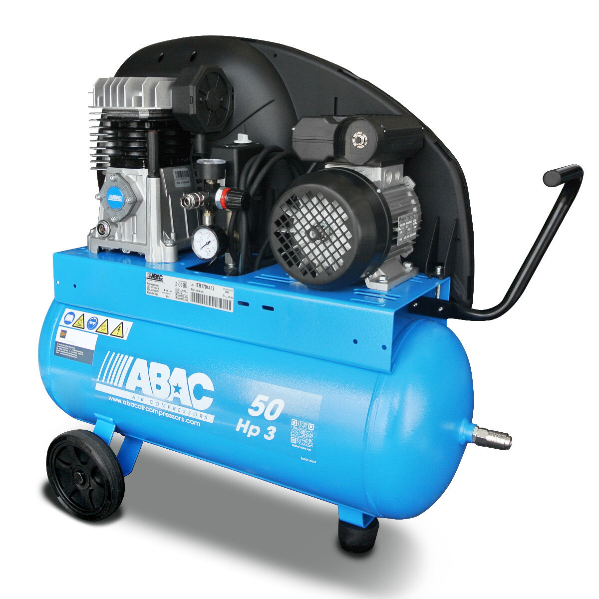 ABAC Kompressor EXT A29B 50 CM3 – Der mobile Alleskönner! (NEUES MODELL 2024)