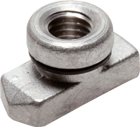 Dado per guida di montaggio serie Light, M 6, 1.4571