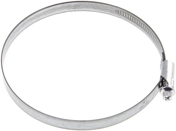 fascetta stringitubo 12mm 110 - 130mm, acciaio zincato (W1) (NORMA)
