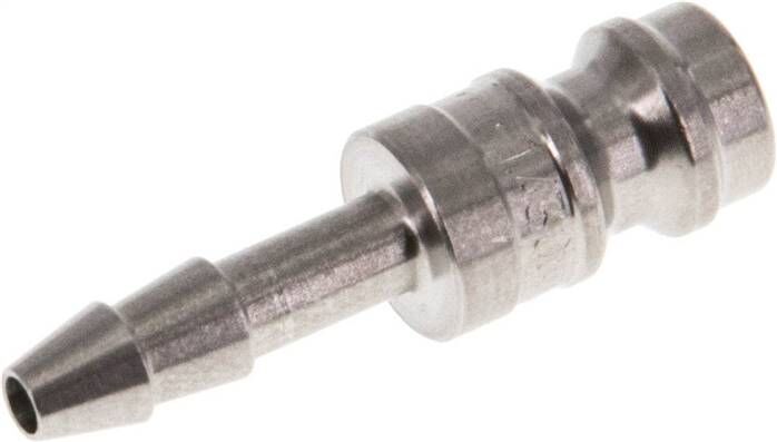 Connecteur d'accouplement (NW5) tuyau de 4mm, acier inoxydable
