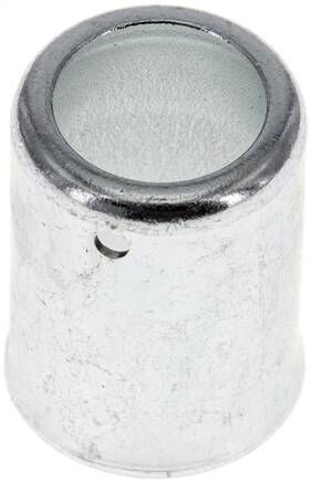 Manicotto per tubo a bassa pressione DN13 (20,5 - 21mm) in acciaio