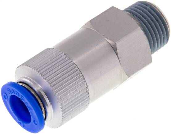 Clapet anti-retour R 1/2"-12mm, débit du filetage au tuyau, standard IQS