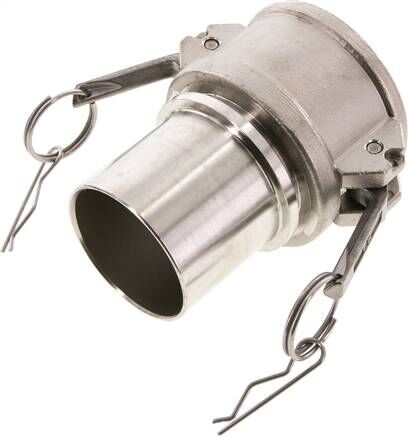 Attacco camlock DIN/EN (C/CC) 63 (2-1/2")mm tubo flessibile, acciaio inox (1.4408)