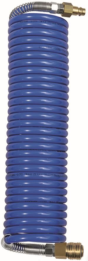 Schneider Spiralschlauch SSL-PUR 12-8 – 7,5 M, Original, Langlebig & Robust – Für Druckluft & Industrie