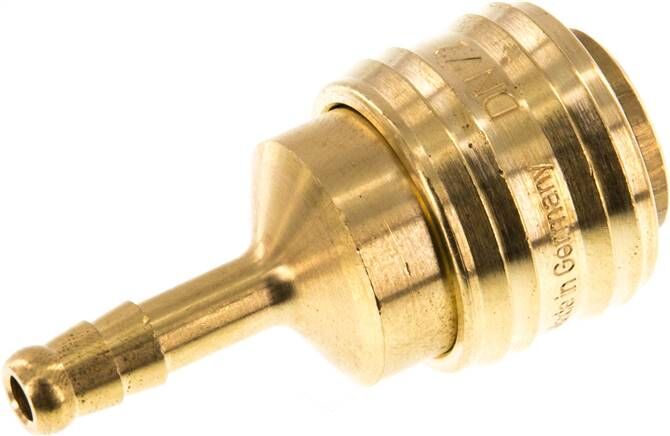 Produktbild von Druckluft-Schnellkupplung NW 7,2 – Verteiler, Stecknippel, Tülle, Wandose – Grulms Pneumatik