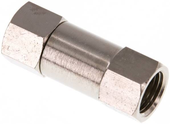 Rückschlagventil Aus Messing Vernickelt – Größen M5, 1/8", 1/4" Bis 1", Für Druckluft & Wasser