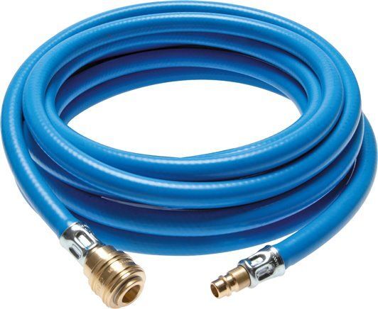 ᐅ PROFI Gummi Druckluft Schlauch 10 X 17mm 20m Schnellkupplung Kompressor 1055320